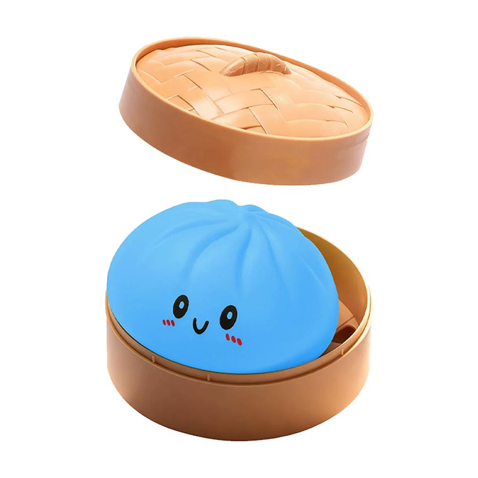 Dumpling Sensory Toy Squishies Pressure Ball High Rebound Soft Pinch Decompression Baozi Modeling Stress Relief Birthday Gifts