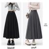 Women's A-Line Pleated High-Waist Midi Skirt