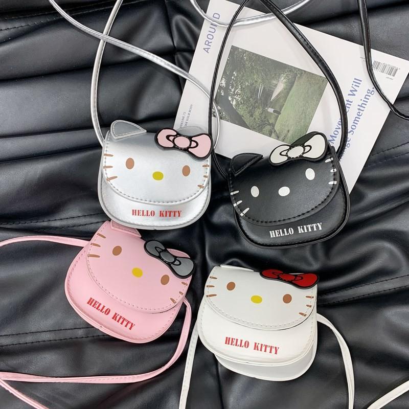 Shoulder Cross Childrens Bag Animal Cat Square Capacity Large