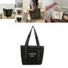 Trendy Street Style Canvas Tote Bag For Women With Letter Pattern And Stitching