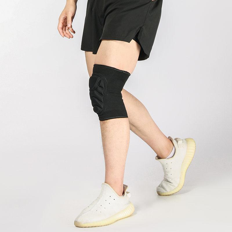 Sports Outdoor Compression Protective Anti-collision Knee Pads with Thicken Eva Foam