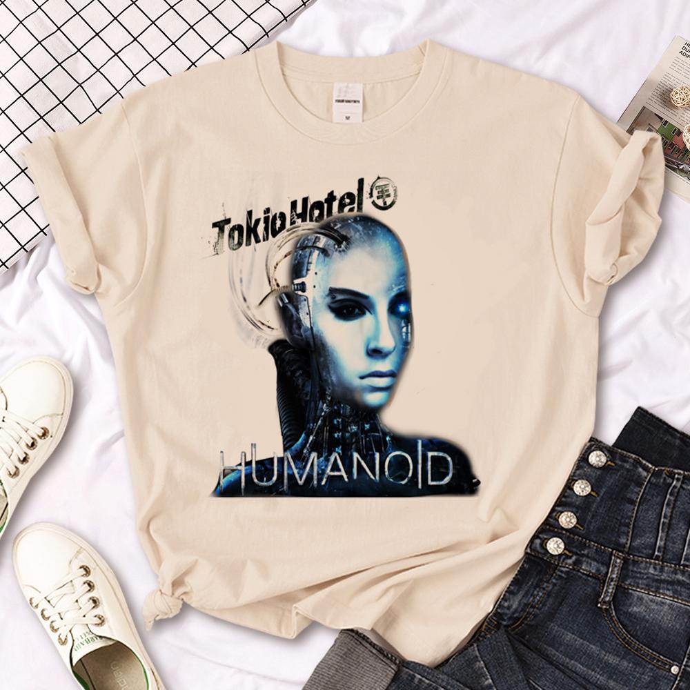 

Tokio Hotel tshirt teen Pop Culture Trendy anime Pastel graphic shirt Pastel korean clothes kawaii Y2k Comfortable Colorful S
