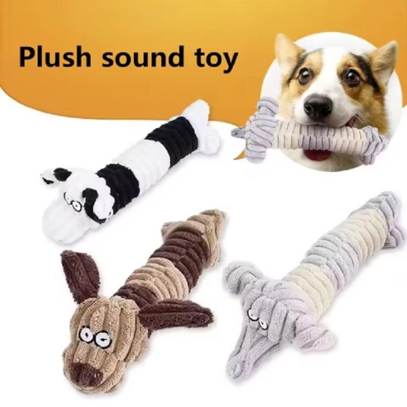 Plush Filled Pet Chew Toys for Small Dogs Squeak Puppy Dog Stuff Toy Dog Supplies Interactive Dog Toy