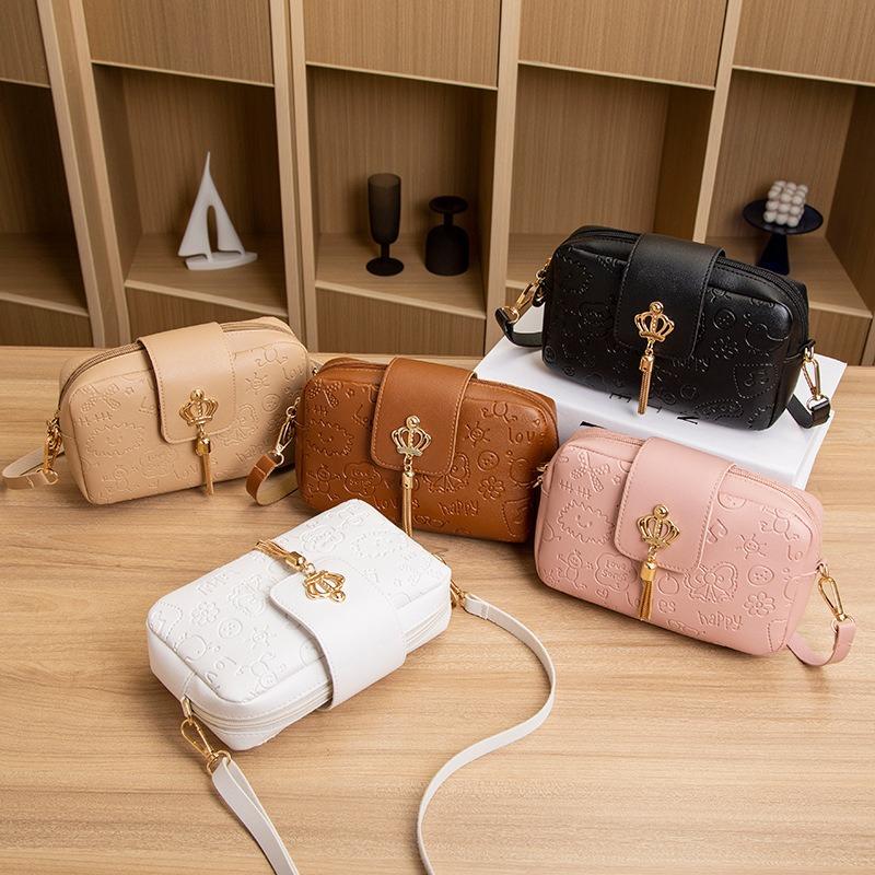 Printed Camera Bag Women's Bag Women's Bag Fresh and Sweet Shoulder Bag Fashion Mobile Phone Bag