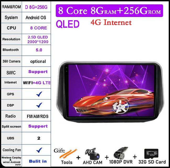 10.1 Lnch For Hyundai Santa Fe IX45 2018 2019 2020 Car Video CarPlay Stereo GPS Navigation Autoradio Multimedia Auto