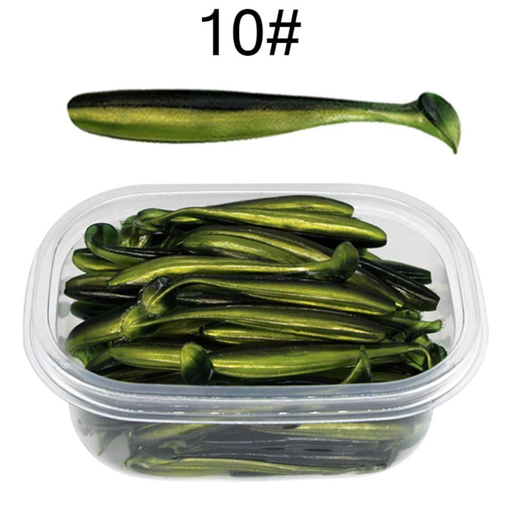 

50 ШТ ПВХ Рибальський Черв як Приманка 6см 7см Капуцин Опариш Приманка Аксесуари М яка Пластикова Приманка Риболовля 7cm-10