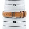 Used Working item Hermes Watch Rechargeable Auto Quartz 3 Hand Ladies Nomade N01.210 White Silver Brown Stylish Beautiful
