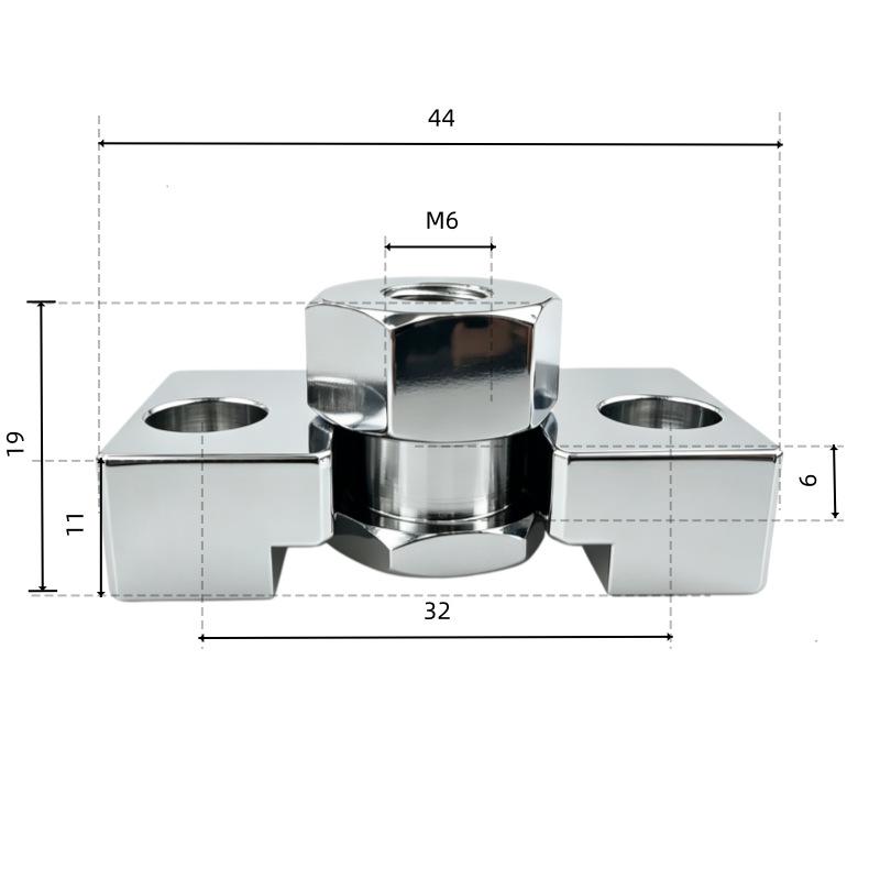 Floating Joint FYZIAA/FNZEAA-M3/4/5/6/8/10/14/18 Cylinder Connector, Internal & External Threads