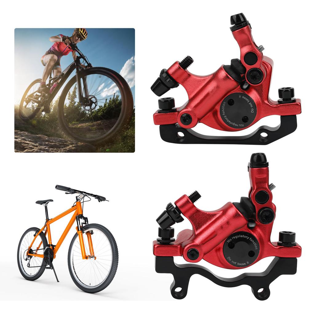 2 stuks Aluminiumlegering Fiets Schijfrem Apparaat Mountainbike Vouwbaar Accessoire