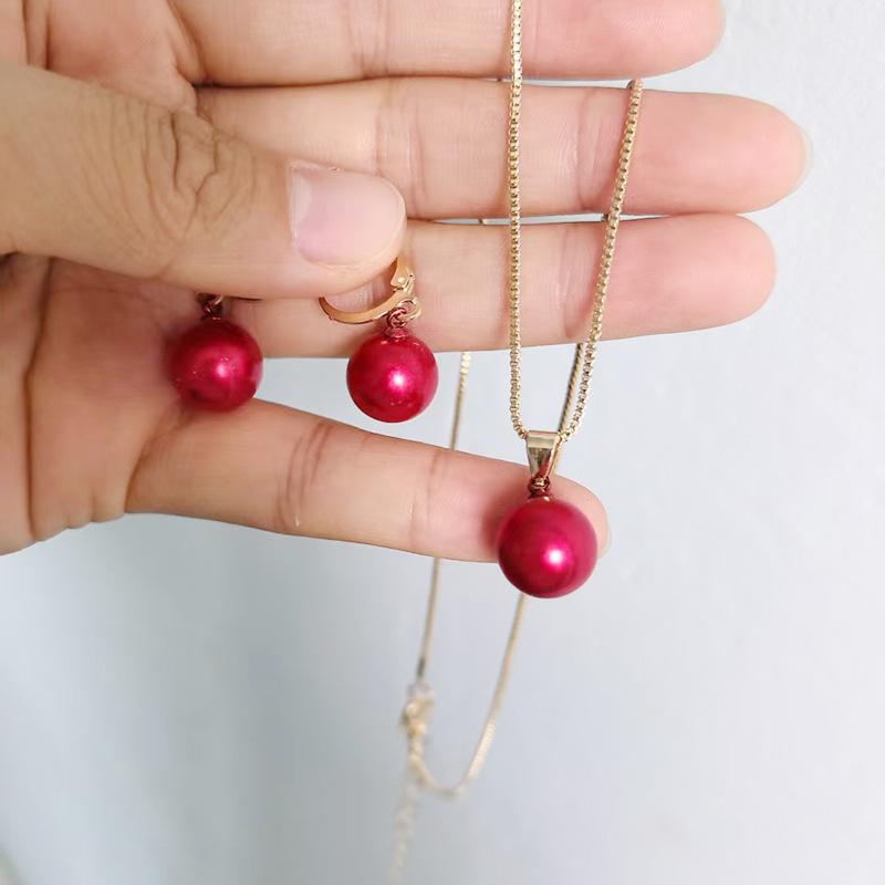 Women's Vintage Mermaid Tears Pearl Necklace