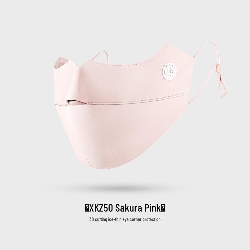 Women's Summer Blush Gradient 3D Ice Silk UV Protection Sun Mask