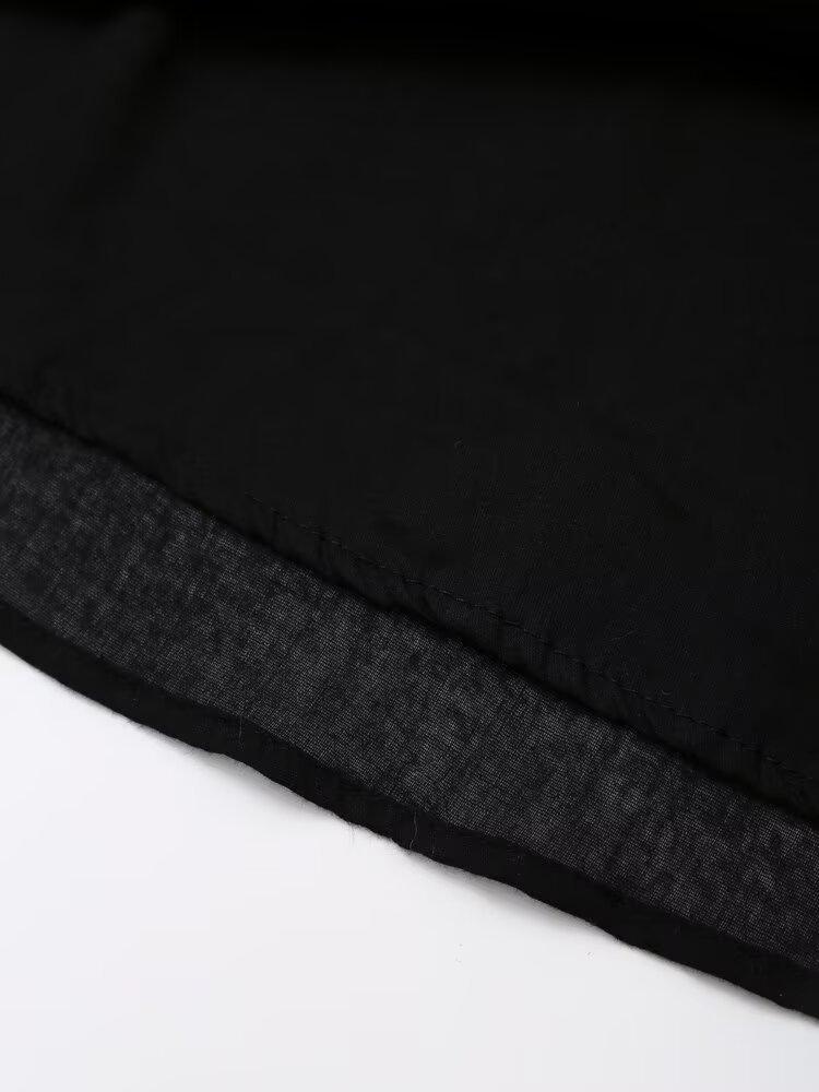 Autumn 2024 Women's European & American Style Embroidered Mini Dress