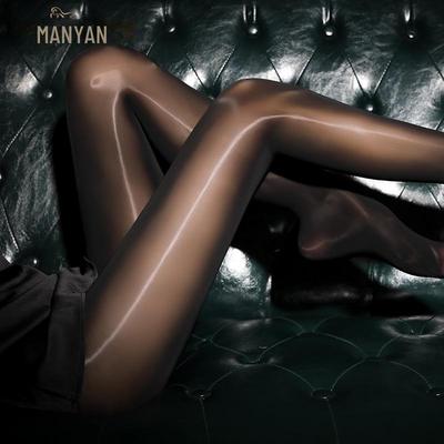 Manyan Sexy Glossy Open Crotch 8D Pantyhose Stockings - One Piece 7151