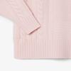 Lacoste Women's Aran Cable Turtleneck Pullover AF3974-55NADY