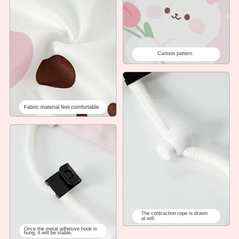 Car Curtains Interior Car Front Rear Partition Curtain - Cute Privacy Sunscreen Heat Insulation Baby Shade Accessory
