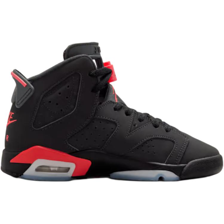 Air Jordan 6 Retro GS Reverse Infrared Zapatillas para Niños Vendedor Negro Crimson Claro IQ1275-001
