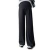 Autumn/Winter Maternity Wide-Leg Cashmere Pants: High Waist, Slimming, Straight Leg