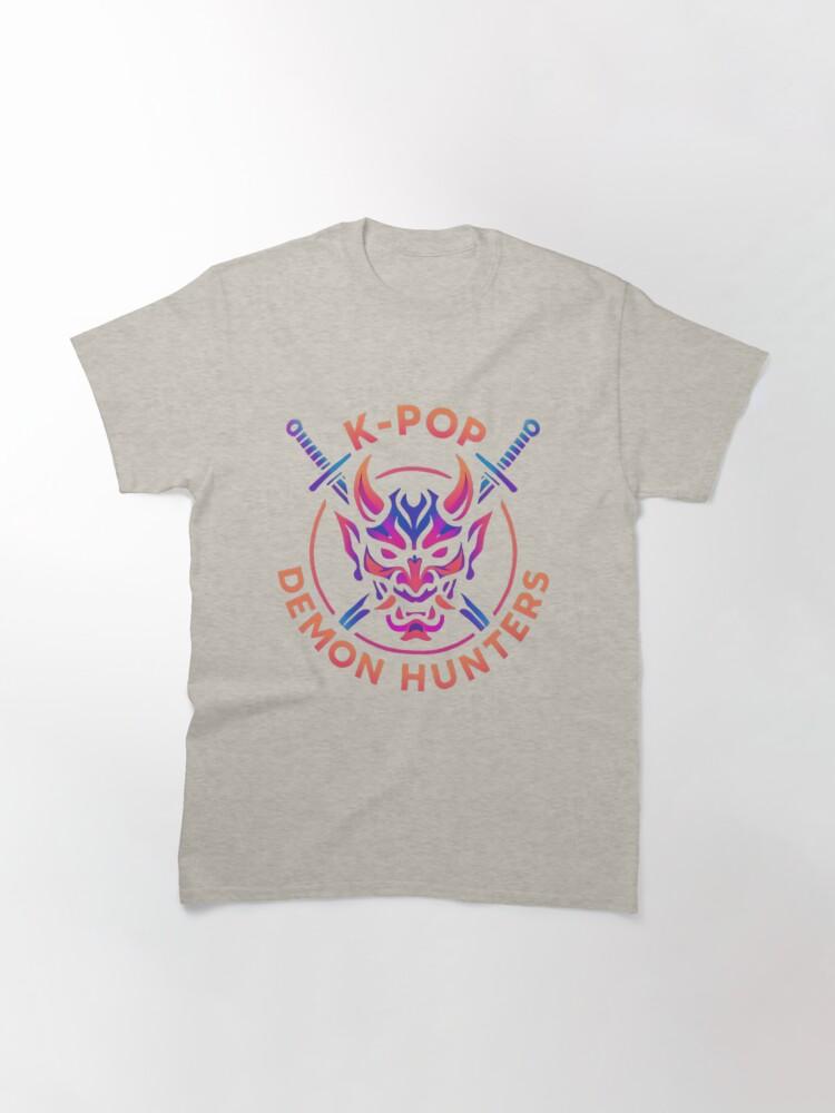 Logo Musikalischer Fächer KPop Dämonenjäger T-Shirt 2026 Sommer Herren Damen Luxus Mode Baumwolle Übergroßes T-Shirt Streetwear Y2K