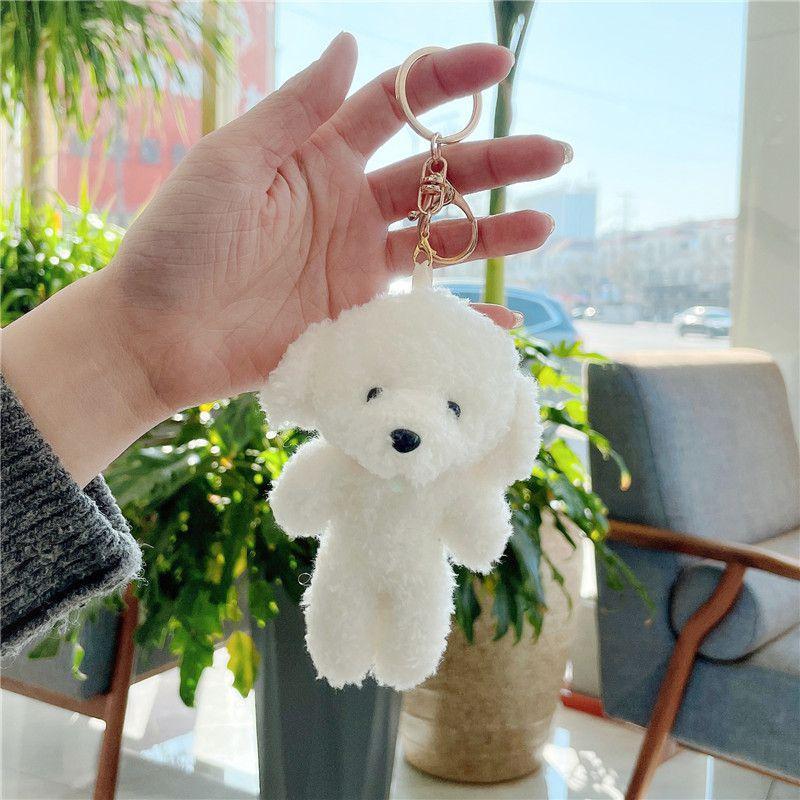 

Мишка Любви 11 см Плюшевая подвеска-игрушка Собака Брелок Мягкая набивная кукла Подарок на день рождения Dog