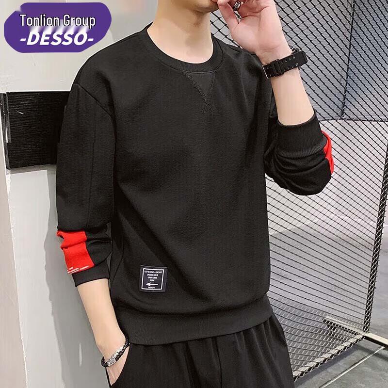 

Мужская повседневная футболка с круглым вырезом DESSO 4XL