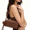 Verstellbare Träger Polka Dot Umhängetasche PU-Leder Crossbody-Tasche INS Tragetasche Dating
