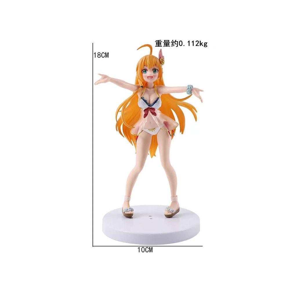 18CM Anime Game Princess Connect! Re:Dive Figure Pecorine Stand Animation Model Toys Gifts Collection Decoration Ornaments PVC