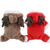 Elk Shape Pet Cosplay Hoodies Thickened Dog Coat Jacket Cute Christmas Dog Costume  Winter