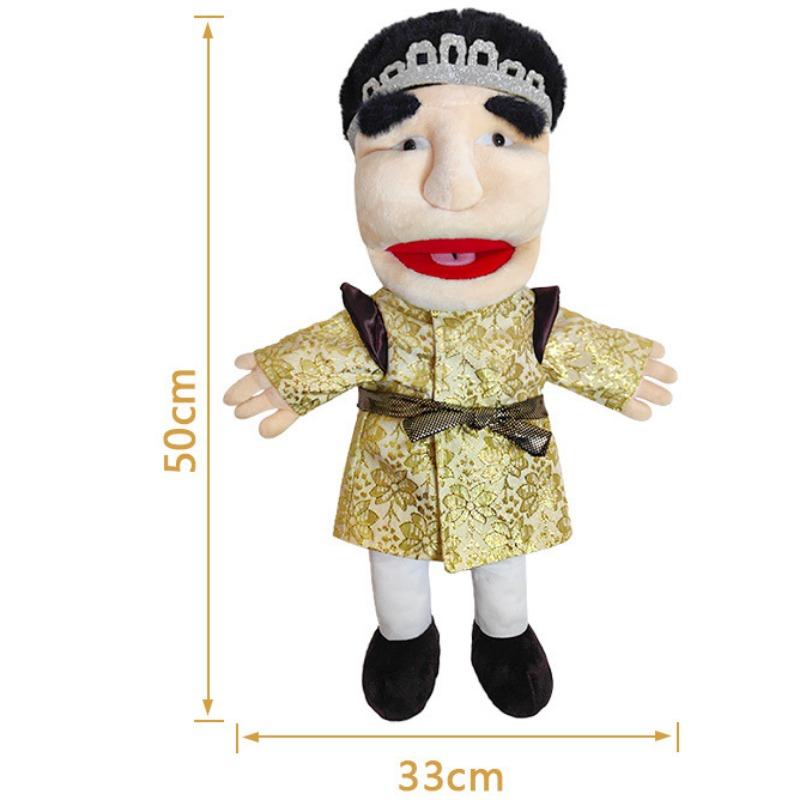 

40-60 см большая ручная кукла Джеффи Бой плюшевые игрушки съемная детская мягкая кукла ток-шоу реквизит для вечеринок кукла-марионетка для детей подарок