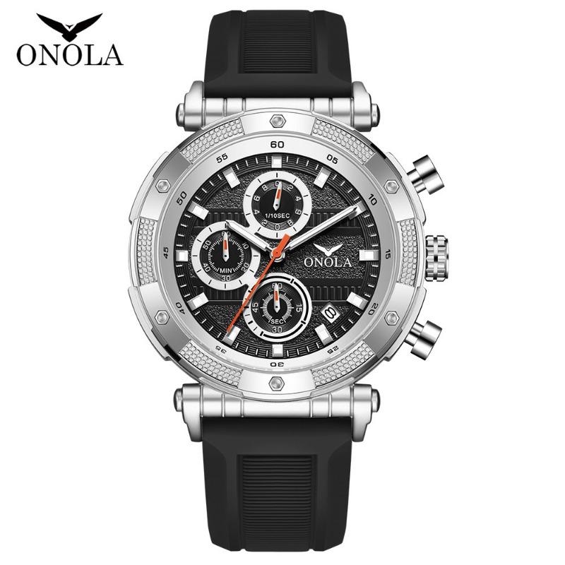 Top Neue Uhr Mode Neu Multifunktional Quarz Band Wasserdicht Quarz Leuchtende Armbanduhr