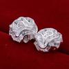 Beautiful Lovely Style Fashion   Copper Women Elegant Rose Flower Stud Earring Jewelry  Cute weddinG