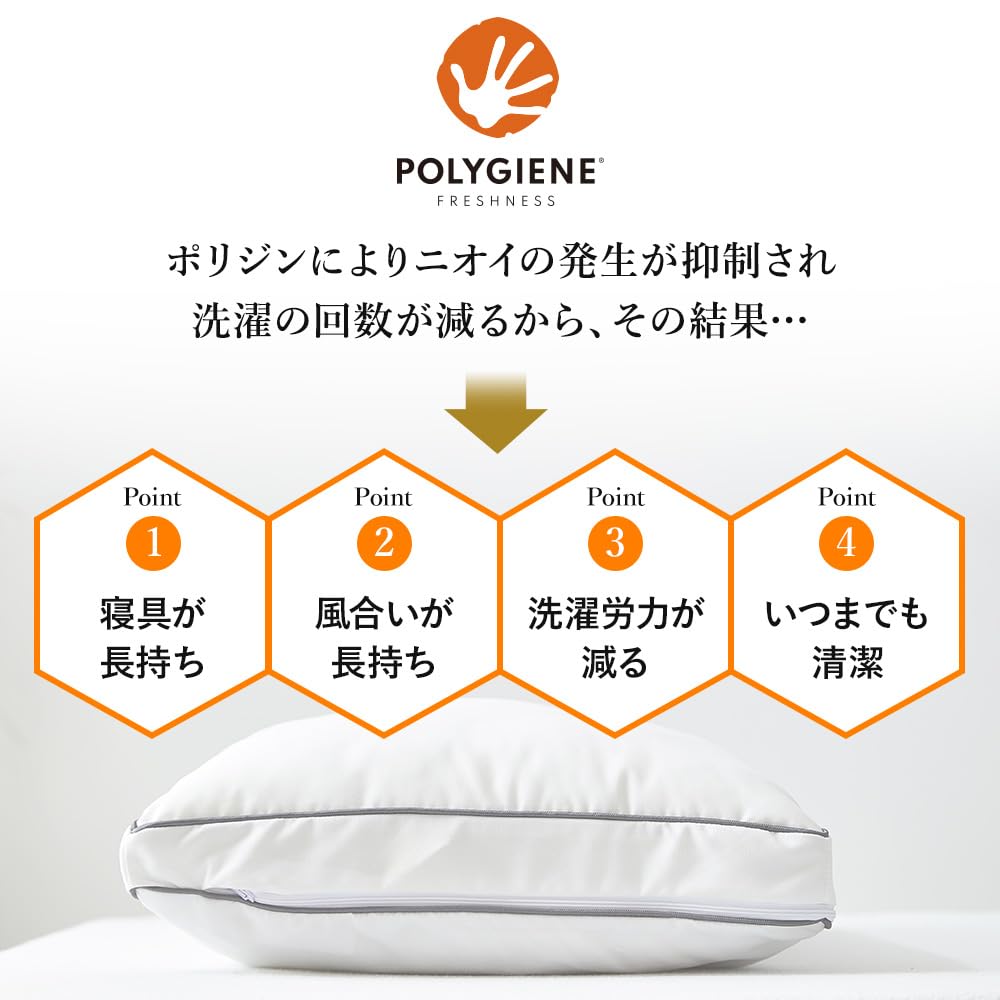 Showa Nishikawa Hotel Mode Pillow, Odor-Resistant, Washable, Adjustable Height, Microwaving, Piped, Fluffy, White, Product Number: 2211012100994