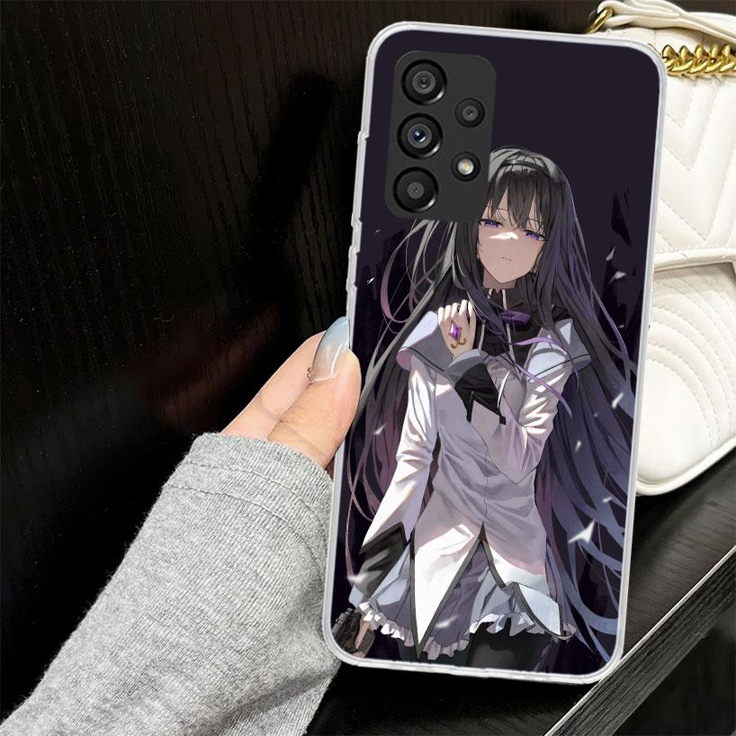 Madoka Magica Homura Case for Samsung Galaxy A52 A42 A32 A22 A12 A51 A50 A02S Phone Cover A41 A31 A21S A40 A30S A20E A10S A71