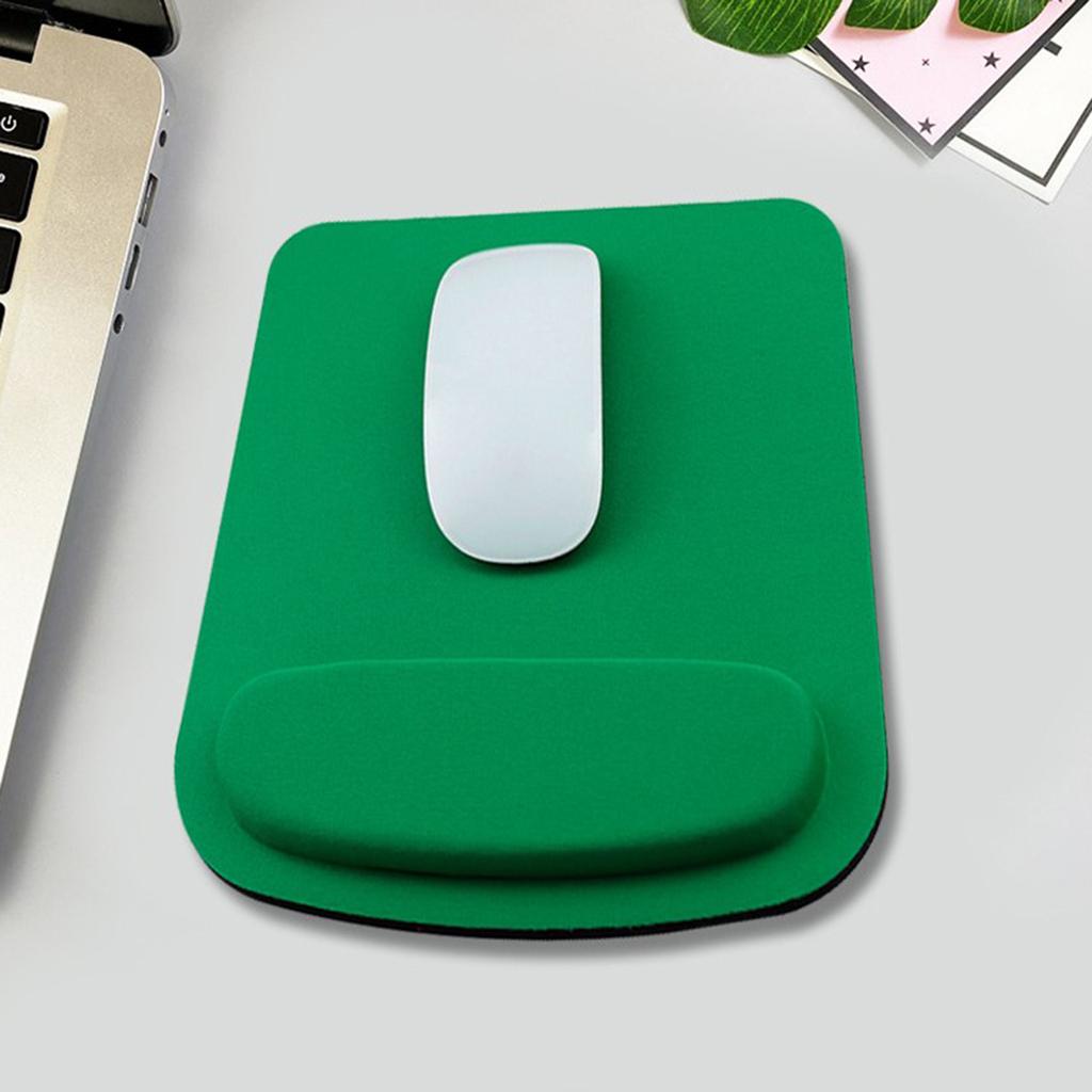 Ergonomic Mouse Pad with Wrist Support Comfortable Mousepad Smooth Wrist Rest Surface for Pain Relief Computer Laptop