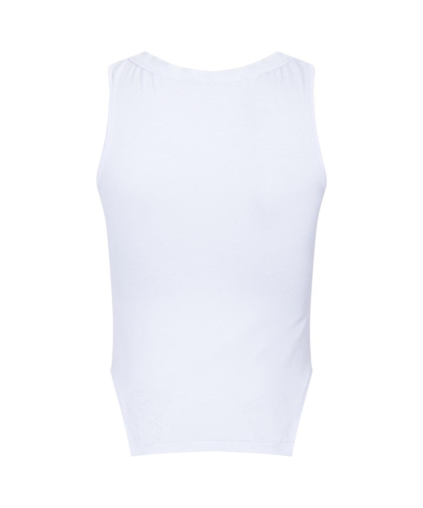 Peullijeunopallou Selby Button Sleeveless Top (White)