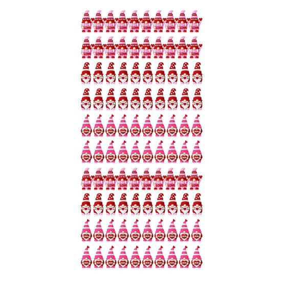 Elf Doll Valentine's Day Mini Gnomes Set Resin Figurines Romantic Pink Red Heart Decor Party Favors Tiered Tray Display Hide And Seek Toys