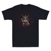 Satanisches Pentagramm 666 Baphomet Ritual Goth Okkult Gotisch Böse Vintage T-Shirt