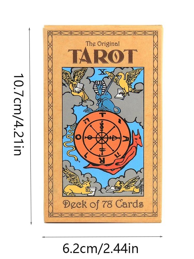 The Classic Tarot Deck A 78pcs Cards With Electronic Instruction Manual - Fortune Telling Game, Party Board Game, For Beginners