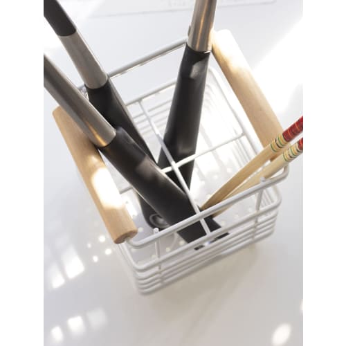 Wahei Freiz Tool Stand with Dividers for Ladle, Turner, and Chopsticks, RG-0454