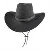 Unisex Western Hat Vintage Fedora with and Wool for Wind