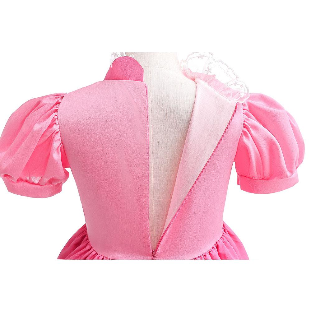 Halloween Cosplay Luegi Brother Costume Same Style Peache Princess Dress Girls Stage Performance Clothes Kids Birthday Carnival Party Outfits