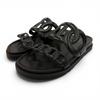 Pristine Sandals Extra Chéne Dunkel Black Nappa Leather Women 36 Used
