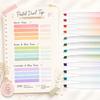 New Gradient Morandi Highlighter Pen Set - Large Capacity, Eye-Friendly Fluorescent Colors