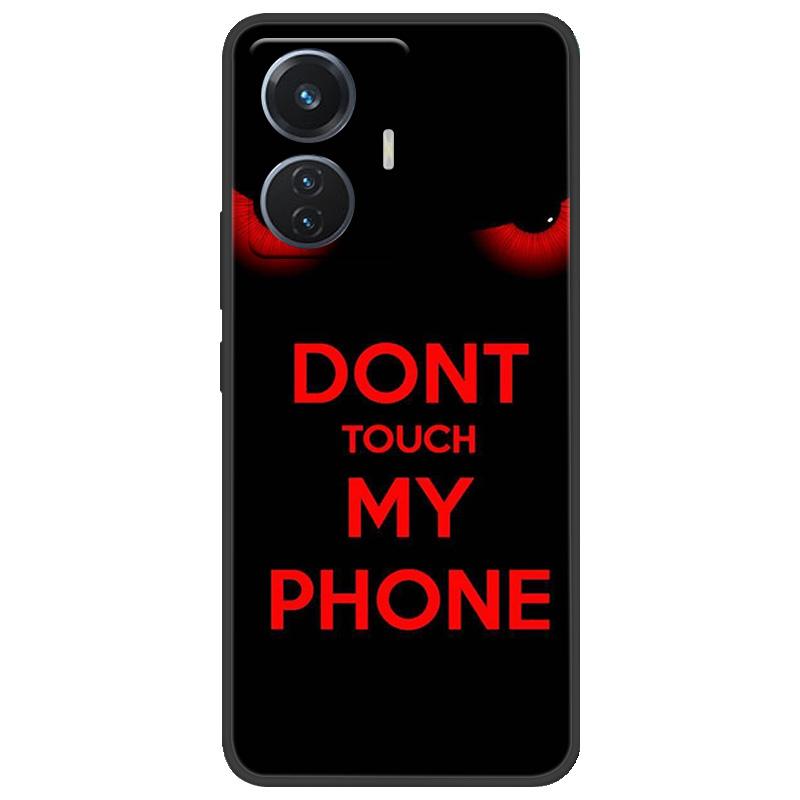 For Vivo T1 4G Y55 4G iQOO Z6 44 W V2153 Case Marble Soft Matte Silicone Back Cover For Vivo T1 44W Full Coverage Phone Shell