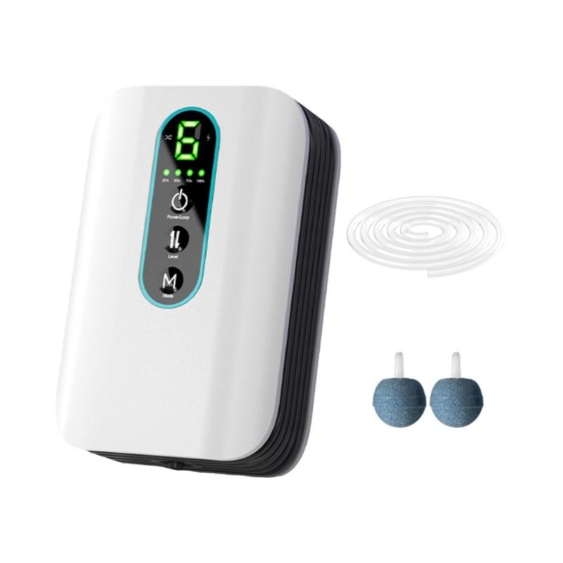 High Efficiency USB Oxygen Pump for Fishtanks with Efficient Output ABS Plastic Construction Low Noise Design Air Pumps