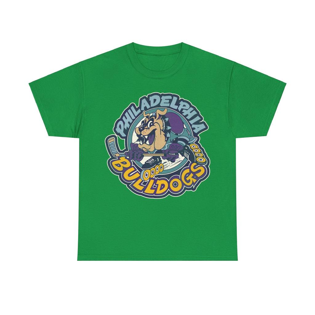 Unisex-Shirt Baumwolle Oversize Große Größe Philadelphia Bulldogs Pennsylvania Rollhockey T-Shirt