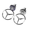 Adesivo per Auto per Stella Mercedes Benz Cofano - Emblema per Cofano Auto Logo Cromato Anteriore Segnalazione Cofano per Benz Classe C E S W204 W205 W21