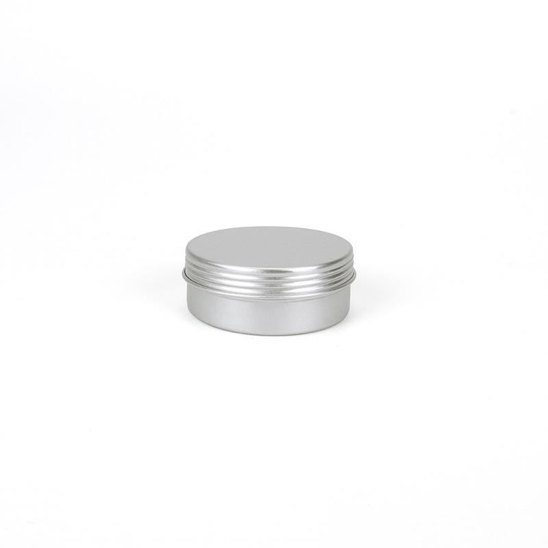 25ml Aluminum Nail Box Aromatherapy Candle Jar, Solid Perfume Container, 48x18mm