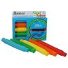 Alldoro 3-in-1 Spielset - Set mit 5 flexiblen Röhren Ø 3 cm - Mehrfarbig