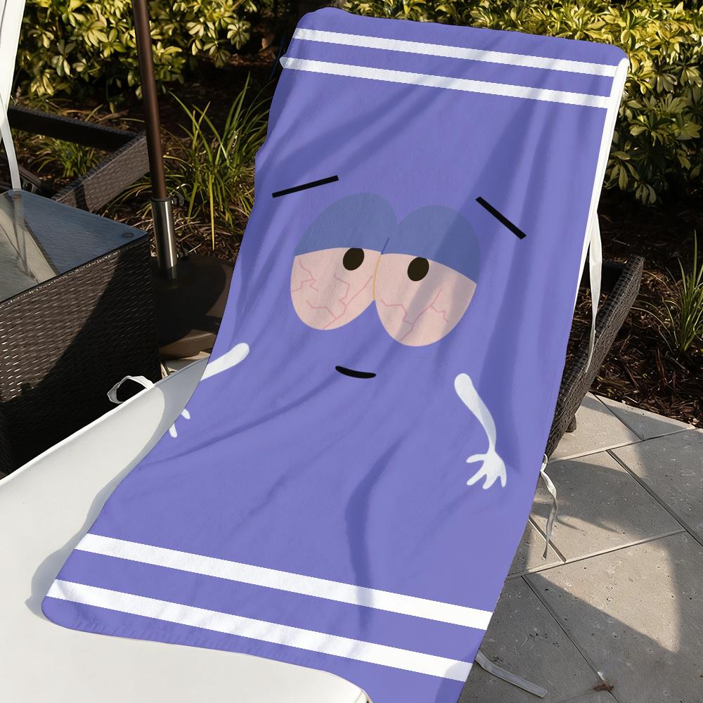 Cartoon Funny T-Towelie Towel For Swim Yoga Gym Quick Drying Soft and skin-friendly Beach Towels All-Season