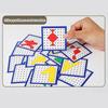 Geometric Shape Learning Board Wooden Geoboard With Colorful Elastic Rubber Bands Math Teaching Tool For Children